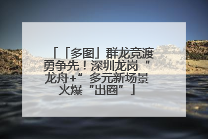 「多图」群龙竞渡勇争先！深圳龙岗“龙舟+”多元新场景火爆“出圈”