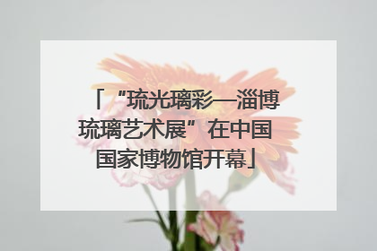 “琉光璃彩—淄博琉璃艺术展”在中国国家博物馆开幕