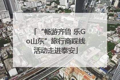 “畅游齐鲁 乐Go山东”旅行商踩线活动走进泰安