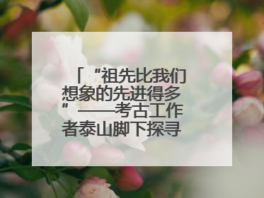 “祖先比我们想象的先进得多”——考古工作者泰山脚下探寻中华文明起源