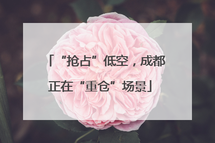 “抢占”低空，成都正在“重仓”场景