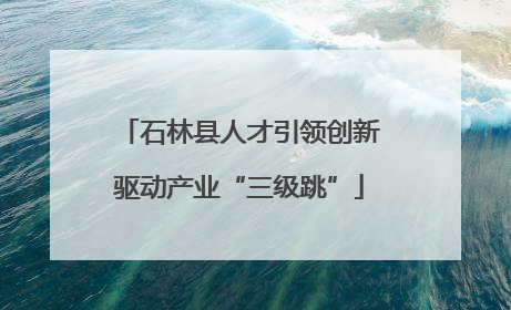 石林县人才引领创新驱动产业“三级跳”
