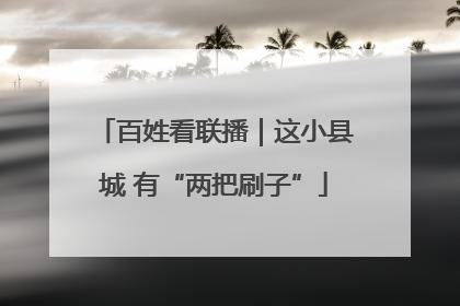 百姓看联播｜这小县城 有“两把刷子”