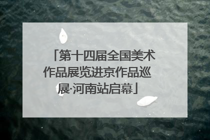 第十四届全国美术作品展览进京作品巡展·河南站启幕