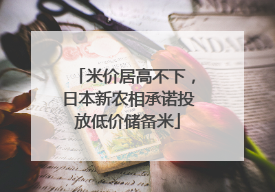 米价居高不下，日本新农相承诺投放低价储备米
