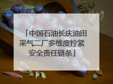 中国石油长庆油田采气二厂多维度拧紧安全责任链条