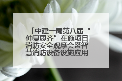 中建一局第八届“仲夏思齐”在施项目消防安全观摩会暨智慧消防设备设施应用交流会成功举办