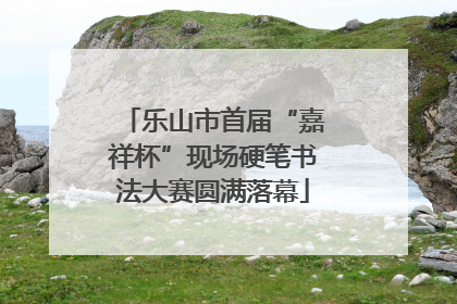 乐山市首届“嘉祥杯”现场硬笔书法大赛圆满落幕