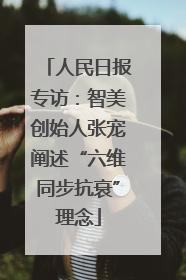 人民日报专访：智美创始人张宠阐述“六维同步抗衰”理念