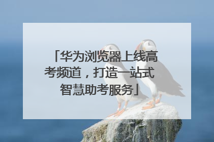 华为浏览器上线高考频道，打造一站式智慧助考服务