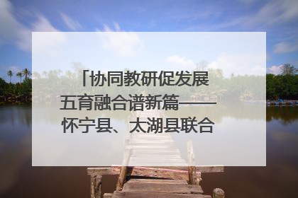 协同教研促发展 五育融合谱新篇——怀宁县、太湖县联合教研活动在月山镇中心学校成功举办