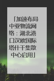 加速布局中亚物流网络：湖北港口汉欧国际塔什干集散中心启用