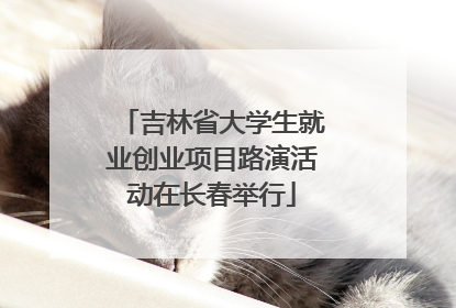 吉林省大学生就业创业项目路演活动在长春举行