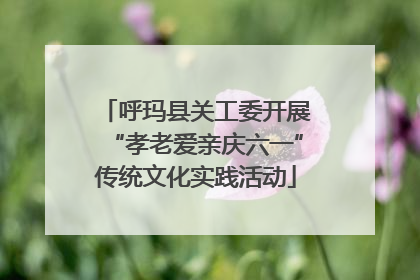 呼玛县关工委开展“孝老爱亲庆六一”传统文化实践活动