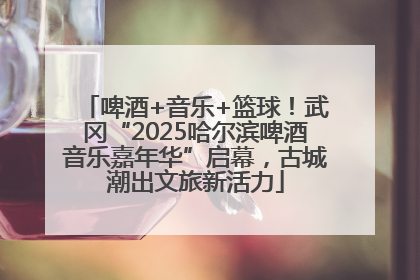 啤酒+音乐+篮球！武冈“2025哈尔滨啤酒音乐嘉年华”启幕，古城潮出文旅新活力