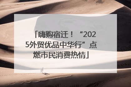 嗨购宿迁！“2025外贸优品中华行”点燃市民消费热情