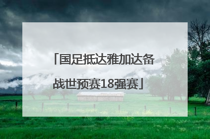 国足抵达雅加达备战世预赛18强赛