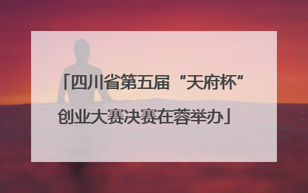 四川省第五届“天府杯”创业大赛决赛在蓉举办