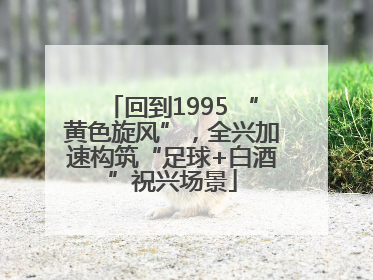 回到1995 “黄色旋风”，全兴加速构筑“足球+白酒”祝兴场景