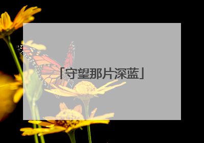 守望那片深蓝