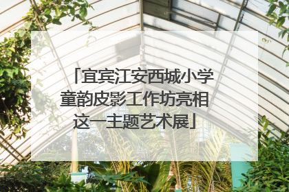 宜宾江安西城小学童韵皮影工作坊亮相这一主题艺术展