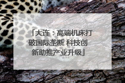 大连：高端机床打破国际垄断 科技创新助推产业升级