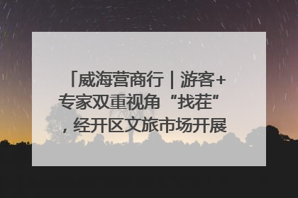 威海营商行｜游客+专家双重视角“找茬”，经开区文旅市场开展暑期前“体检”