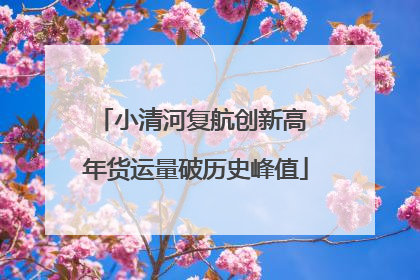 小清河复航创新高 年货运量破历史峰值