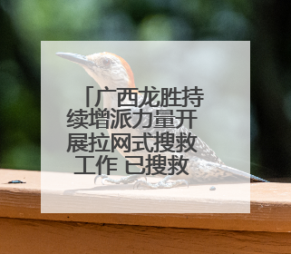 广西龙胜持续增派力量开展拉网式搜救工作 已搜救到5名失联人员
