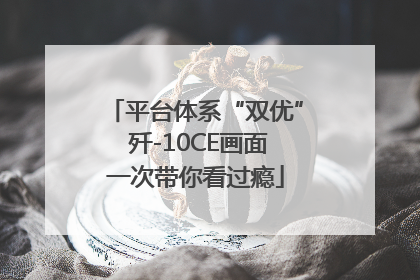 平台体系“双优” 歼-10CE画面一次带你看过瘾