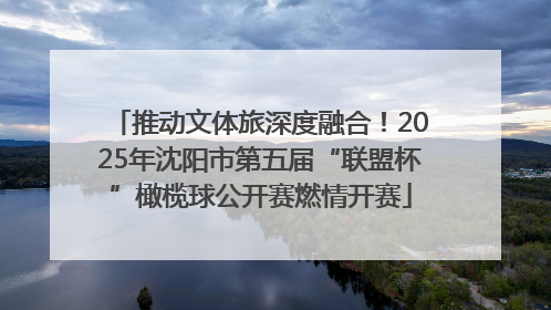 推动文体旅深度融合！2025年沈阳市第五届“联盟杯”橄榄球公开赛燃情开赛