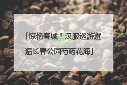惊艳春城！汉服巡游邂逅长春公园芍药花海