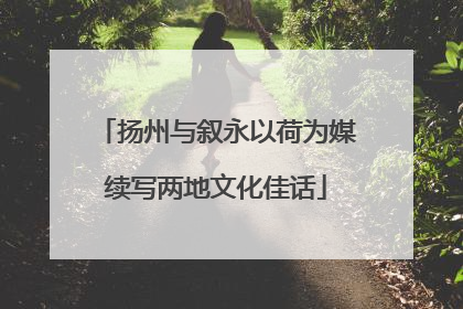 扬州与叙永以荷为媒续写两地文化佳话