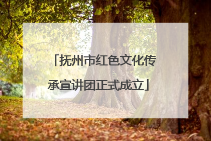 抚州市红色文化传承宣讲团正式成立