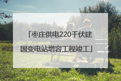 枣庄供电220千伏建国变电站增容工程竣工