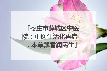 枣庄市薛城区中医院：中医生活化再启，本草飘香润民生