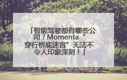 智能驾驶都有哪些公司？Momenta“穿行桥底迷宫”无法不令人印象深刻！