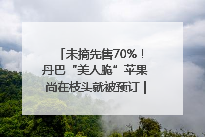 未摘先售70%！丹巴“美人脆”苹果尚在枝头就被预订｜长征路上看四川