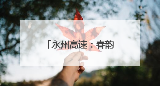 永州高速：春韵悠扬，银龄畅享