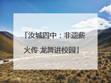 汝城四中：非遗薪火传 龙舞进校园