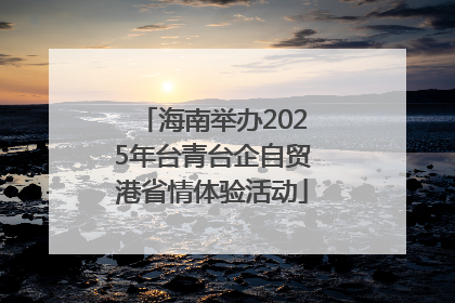 海南举办2025年台青台企自贸港省情体验活动
