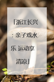 浙江长兴：亲子戏水乐 运动享清凉