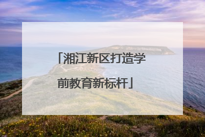 湘江新区打造学前教育新标杆