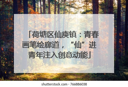荷塘区仙庾镇：青春画笔绘廊道，“仙”进青年注入创意动能