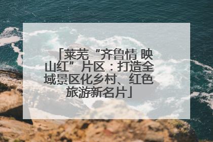 莱芜“齐鲁情 映山红”片区：打造全域景区化乡村、红色旅游新名片