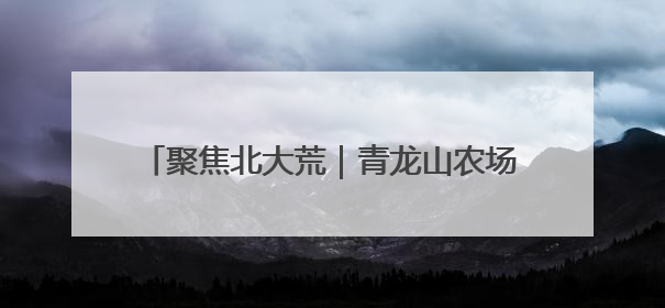 聚焦北大荒｜青龙山农场有限公司：基层民兵参与农业环境综合治理显效
