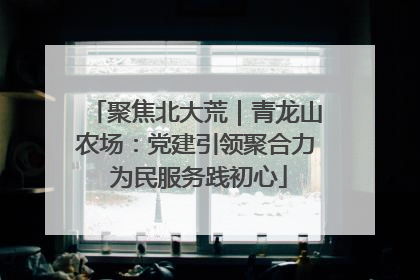 聚焦北大荒｜青龙山农场：党建引领聚合力 为民服务践初心
