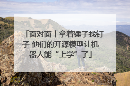 面对面丨拿着锤子找钉子 他们的开源模型让机器人能“上学”了
