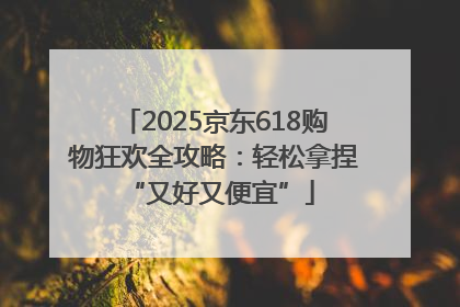 2025京东618购物狂欢全攻略：轻松拿捏 “又好又便宜”
