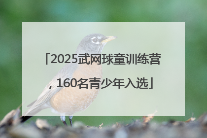 2025武网球童训练营，160名青少年入选